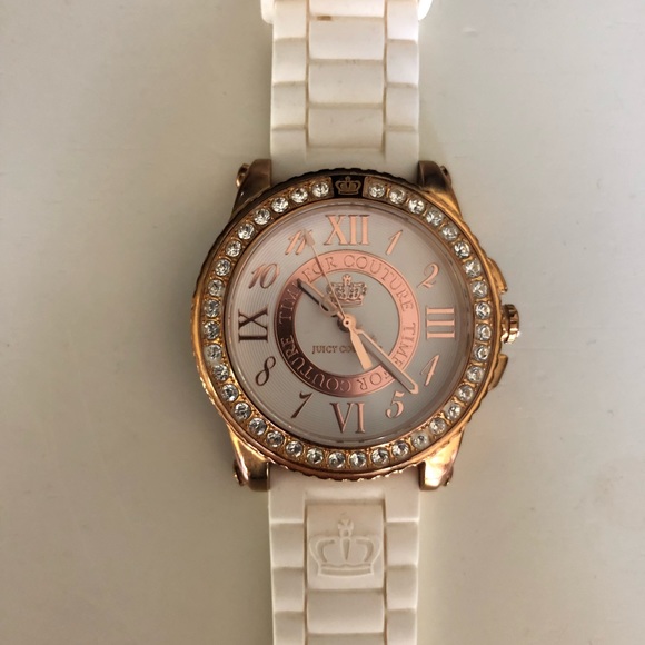 White jelly band Juicy Couture watch